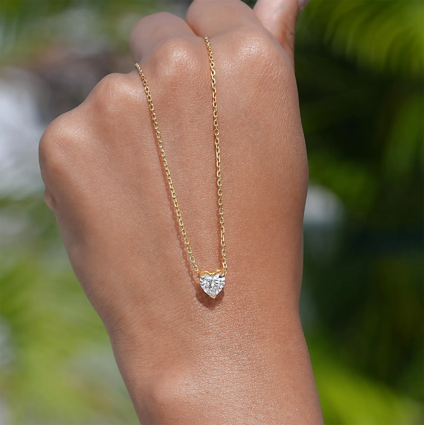 collier Diamant Cœur Promesse
