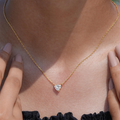 collier Diamant Cœur Promesse