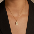 Collier Art Déco pavé