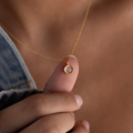 Collier pendentif pierre de lune