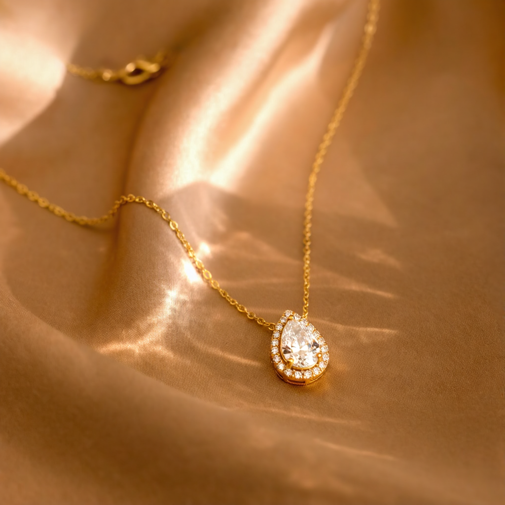 Collier pierre de larme