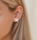 Boucles d'oreilles en forme de trèfle