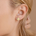 Boucles d'oreilles fleurs à quatre feuilles