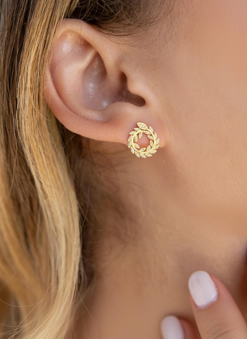 Boucles d'oreilles Couronne