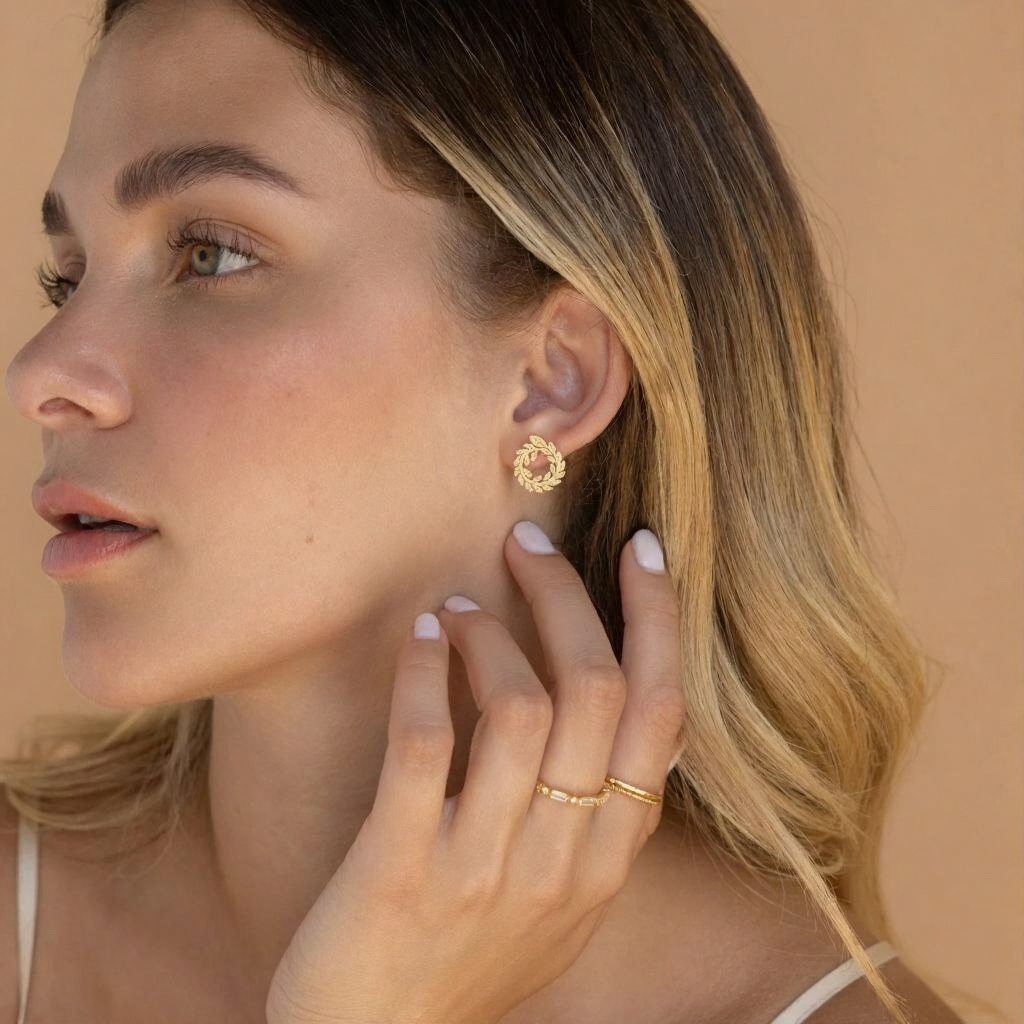 Boucles d'oreilles Couronne