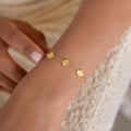 Bracelet trèfle à quatre feuilles