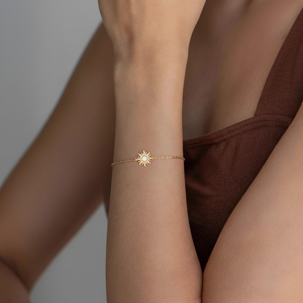 Bracelet soleil opale