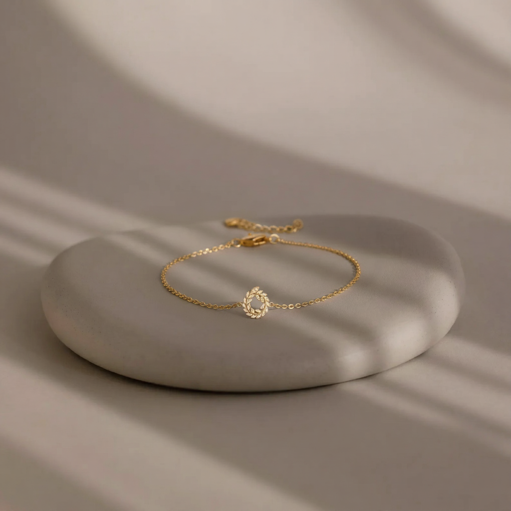 Bracelet couronne de fleurs